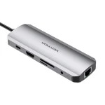 Vention USB-C Docking Station με HDMI 4K PD Ethernet Γκρι (TOMHB) - Image 3