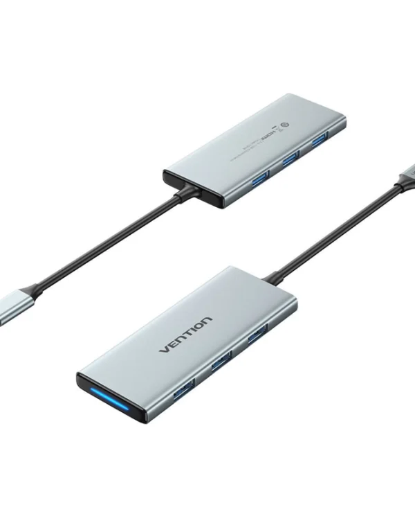 Vention USB-C / USB-A Docking Station με HDMI 4K PD Γκρι (TOPHB)