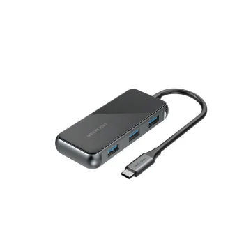 Vention Hub 3 Θυρών USB 2.0 με σύνδεση USB-C Γκρι TFDHB