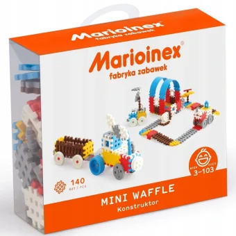 Marioinex Τουβλάκια Mini Waffle για 3+ Ετών 140τμχ 909072
