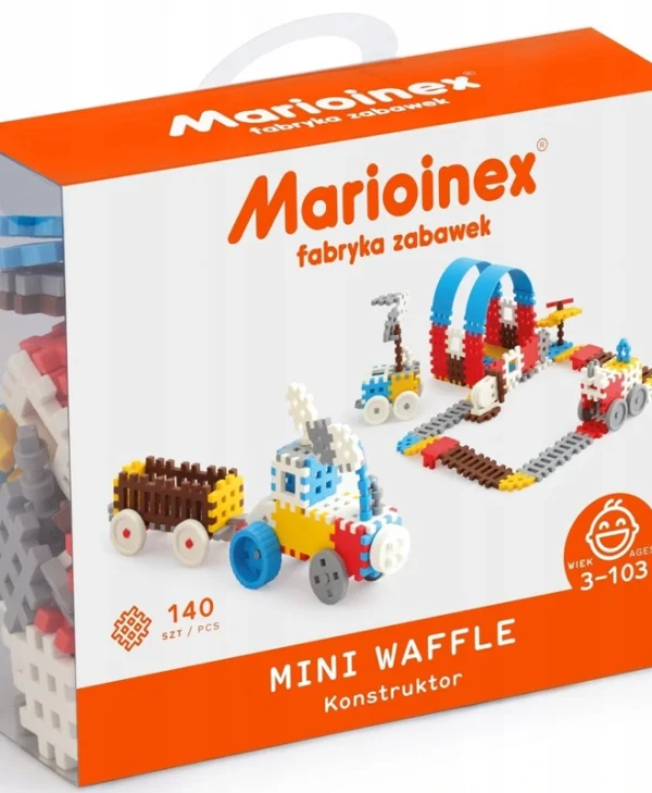 Marioinex Τουβλάκια Mini Waffle για 3+ Ετών 140τμχ 909072
