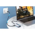 Vention USB-C Docking Station με HDMI 4K PD και σύνδεση 2 Οθονών Γκρι (TOAHB) - Image 3
