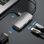 Vention USB-C Docking Station με HDMI 4K PD και σύνδεση 2 Οθονών Γκρι (TOAHB) - Image 8