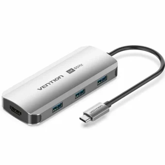 Vention TQDHB USB-C Docking Station με HDMI 4K PD Ασημί