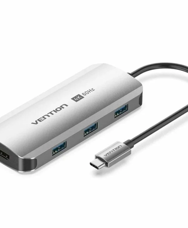 Vention TQDHB USB-C Docking Station με HDMI 4K PD Ασημί
