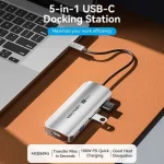 Vention TQDHB USB-C Docking Station με HDMI 4K PD Ασημί - Image 9