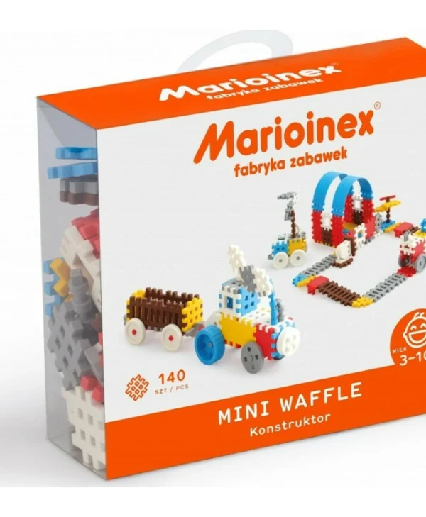 Marioinex Τουβλάκια Waffle Mini Blocks για 3+ Ετών 140τμχ 902820