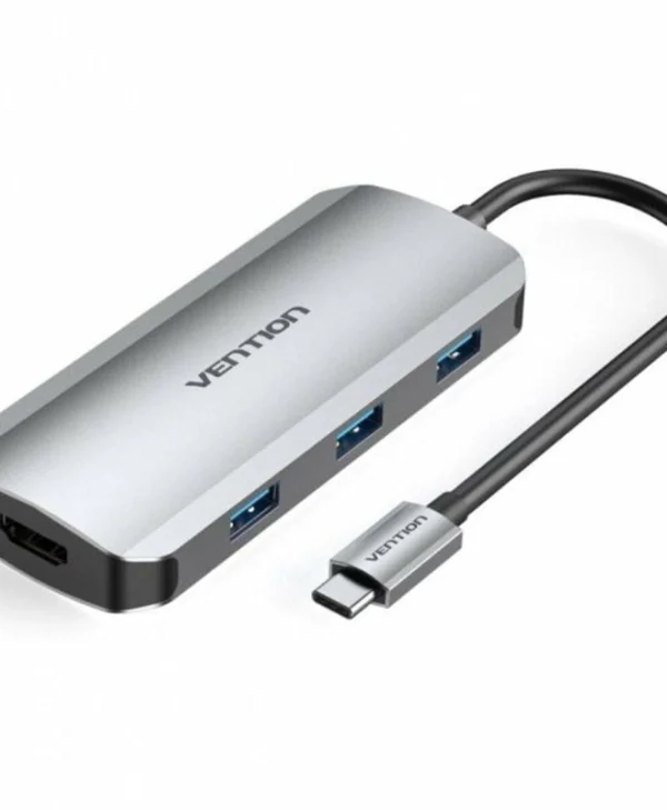 Vention USB-C Docking Station με HDMI 4K PD Γκρι (TOFHB)