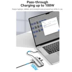 Vention USB-C Docking Station με HDMI 4K PD Γκρι (TOFHB) - Image 5