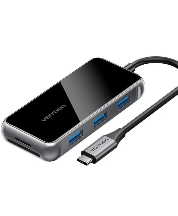 Vention Hub 3 Θυρών USB 3.2 με σύνδεση USB-C / USB-A / Ethernet TFMHB