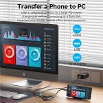 Vention Hub 3 Θυρών USB 3.2 με σύνδεση USB-C / USB-A / Ethernet TFMHB - Image 4
