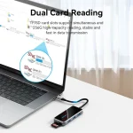 Vention Hub 3 Θυρών USB 3.2 με σύνδεση USB-C / USB-A / Ethernet TFMHB - Image 5