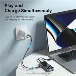 Vention Hub 3 Θυρών USB 3.2 με σύνδεση USB-C / USB-A / Ethernet TFMHB - Image 7