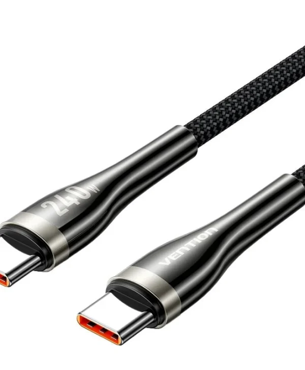 Vention USB 2.0 Cable USB-C male - USB-C 240W PD Μαύρο 1.2m CTYBAV