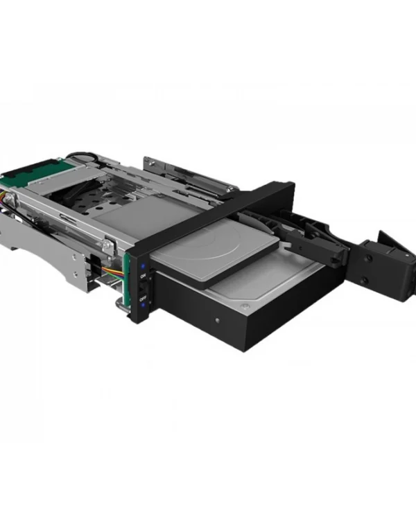 Icy Box Removable Frame For 2x HDD/SSD For 1x 5.25-Inch Bay With Lock Μαύρο IB-173SSK