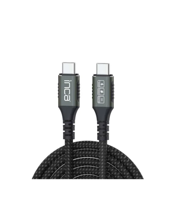 USB 2.0 Cable USB-C male - USB-C 240W PD Μαύρο ITCT-40