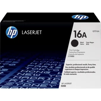 HP 16A Γνήσιο Toner Laser Εκτυπωτή Μαύρο 12000 Σελίδων (Q7516A)