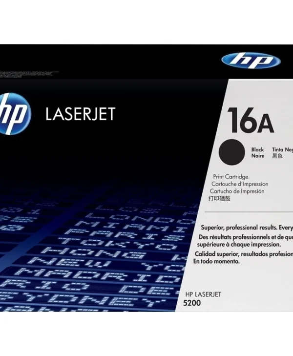 HP 16A Γνήσιο Toner Laser Εκτυπωτή Μαύρο 12000 Σελίδων (Q7516A)