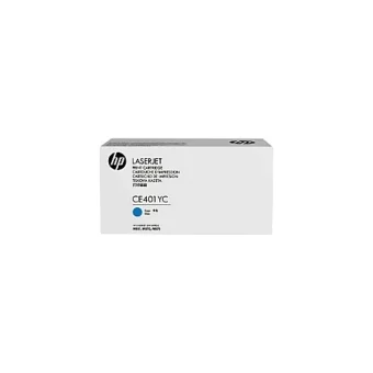 HP CE401YC Γνήσιο Toner Laser Εκτυπωτή Κυανό 7800 Σελίδων CE401YC