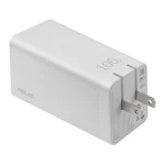 Asus Φορτιστής Χωρίς Καλώδιο GaN με Θύρα USB-A και 2 Θύρες USB-C 100W Λευκός (90XB07IN-BPW010) - Image 4