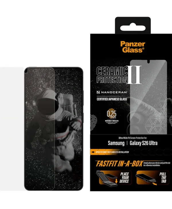 PanzerGlass Ceramic Tempered Glass (Galaxy S26 Ultra) PG61939