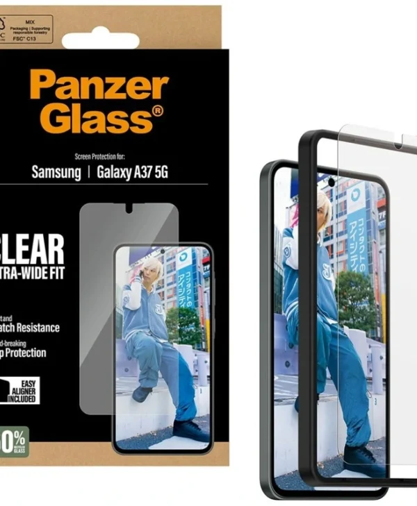 Panzerglass Tempered Glass Panzerglass Ultra-wide Fit Samsung Galaxy A37 PG75133