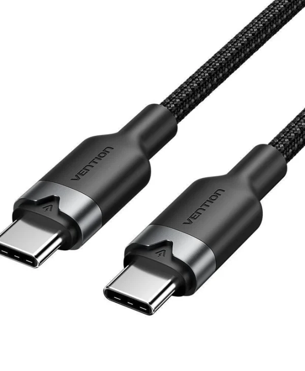 Vention USB 2.0 Cable USB-C male - USB-C 60W PD Μαύρο 1m TRCBF