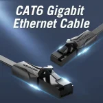 Vention U/UTP Cat.6 (Gigabit) Καλώδιο Δικτύου Ethernet 5m Μαύρο IBABJ - Image 2