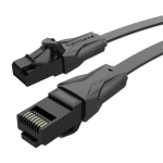 Vention Flat U/UTP Cat.6 (Gigabit) Καλώδιο Δικτύου Ethernet 3m Μαύρο IBABI - Image 3