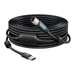 Vention USB 2.0 Cable USB-A male - USB-B male Μαύρο 10m COQBL - Image 2