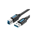 Vention USB 2.0 Cable USB-A male - USB-B male Μαύρο 10m COQBL - Image 3