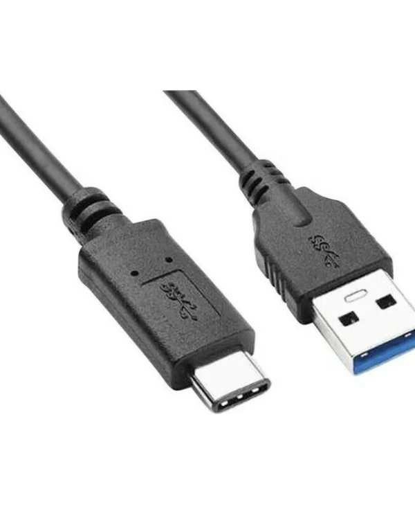 Goobay 67890 USB 3.0 Cable USB-C male - USB-A 15W Μαύρο 1m 67890