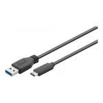 Goobay 67890 USB 3.0 Cable USB-C male - USB-A 15W Μαύρο 1m 67890 - Image 2