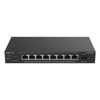 Ruijie RG-ES209MG-P Managed L2 PoE+ Switch με 8 Θύρες Gigabit (1Gbps) Ethernet