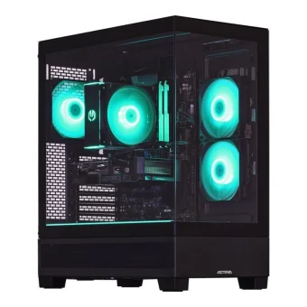Actina View Gaming Desktop PC (Ryzen 5-8400F/16GB DDR4/1.0TB SSD/Radeon RX 580/W11 Home) KOMACNGIP0635