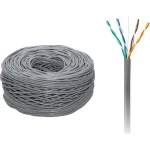 Cabletech Direct Attach Copper Cat.5e (Gigabit) Καλώδιο Δικτύου Ethernet 305m Γκρι KAB0103