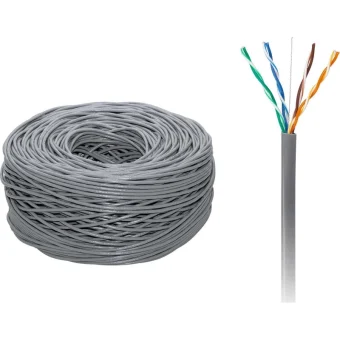 Cabletech Direct Attach Copper Cat.5e (Gigabit) Καλώδιο Δικτύου Ethernet 305m Γκρι KAB0103