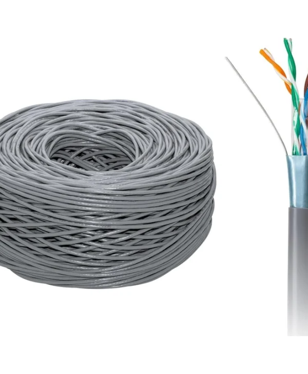 Cabletech U/UTP Cat.5e (Gigabit) Καλώδιο Δικτύου Ethernet 305m Γκρι KAB0104