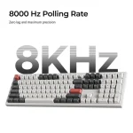 Keychron Q6 Ultra Q6U-P1 Ασύρματο Gaming Μηχανικό Πληκτρολόγιο με Custom διακόπτες και RGB φωτισμό (Αγγλικό US) Λευκό - Image 2