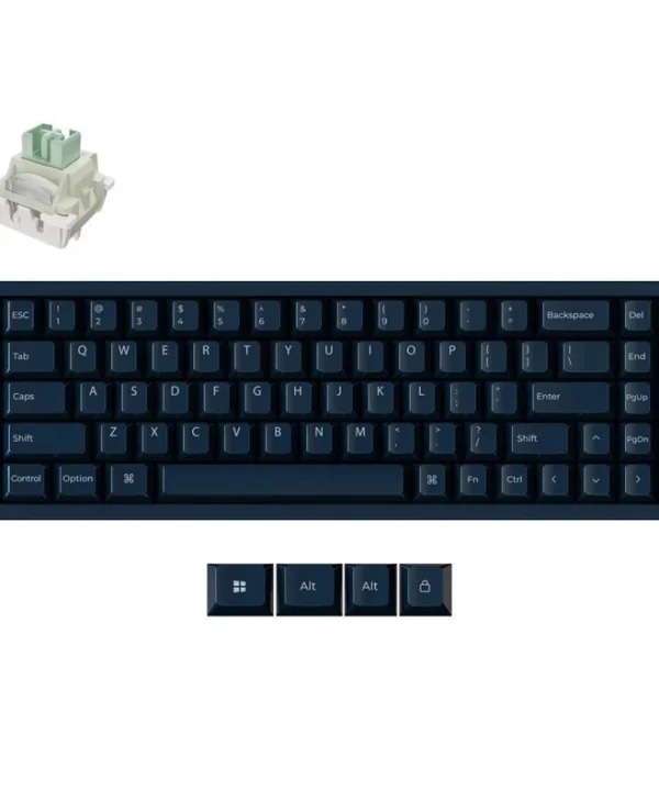 Keychron Q16 HE Q16HW-J1 Ηall Effect Gaming Πληκτρολόγιο 65% με Custom διακόπτες και RGB φωτισμό (Αγγλικό US) Μπλε