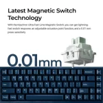 Keychron Q16 HE Q16HW-J1 Ηall Effect Gaming Πληκτρολόγιο 65% με Custom διακόπτες και RGB φωτισμό (Αγγλικό US) Μπλε - Image 3