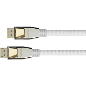 Python Cable DisplayPort male - 3m Λευκό (DP20-PY030W)