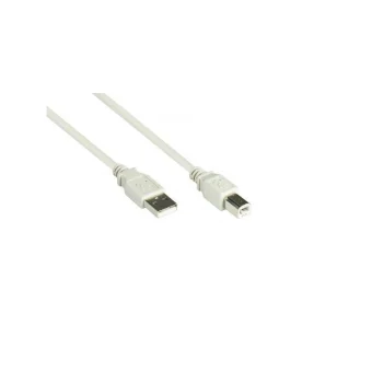 Good Connections USB 2.0 Cable USB-A male - USB-B male Γκρι 0.25m 2510-025
