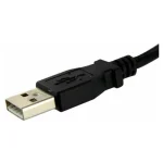 StarTech USB 2.0 Panel Mount USB-A male - USB-A male Μαύρο 0.3m (USBPNLAFAM1) - Image 3