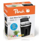 Peach Καταστροφέας Εγγράφων PS600-10 Micro Cut 7 Φύλλων με Κάδο 30lt - Image 5