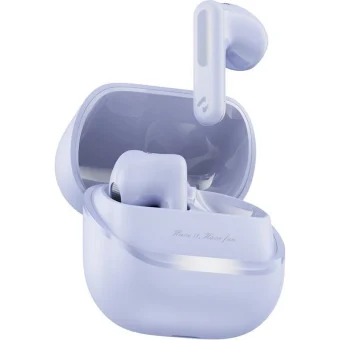 Havit Space T1 TW983 Earbud Bluetooth Handsfree Ακουστικά με Αντοχή στον Ιδρώτα και Θήκη Φόρτισης Μωβ TW983(fiolet)