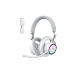 Havit Fuxi-H8 Ασύρματο On Ear Gaming Headset με σύνδεση 3.5mm / USB Λευκό for Nintendo Switch / PC / PS4 / PS5 - Image 5