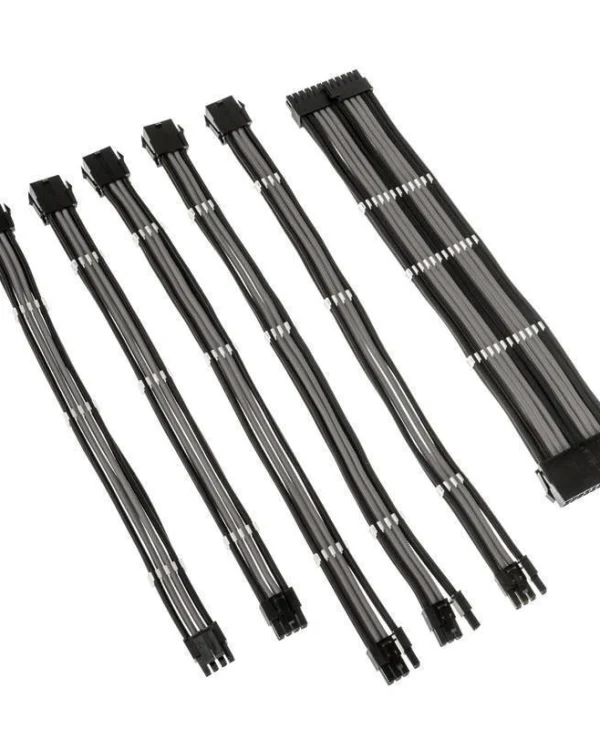 Kolink Core Sleeved Extension Cable Kit Black Grey ZUAD-1284