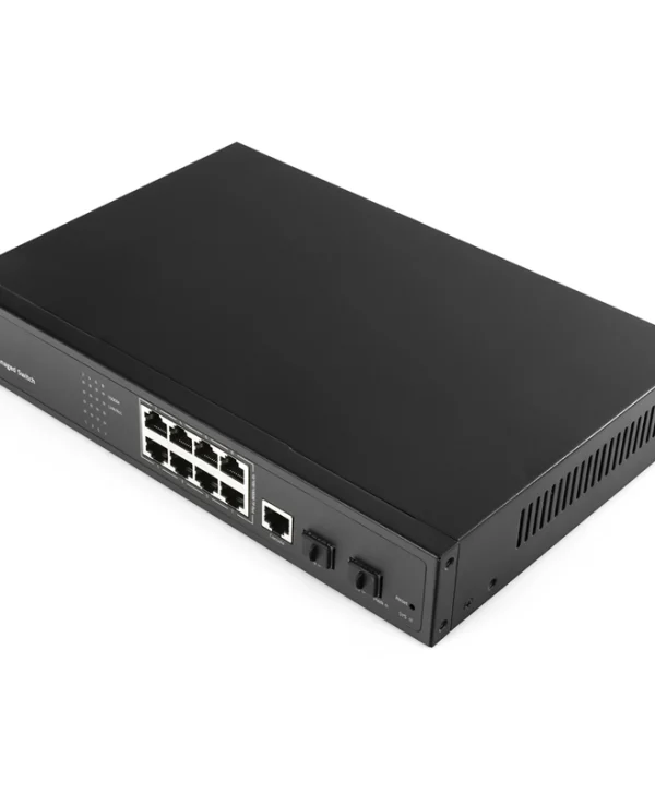 Cudy GS2008S2 v1 Managed L2 PoE+ Switch με 8 Θύρες Gigabit (1Gbps) Ethernet και 2 SFP Θύρες