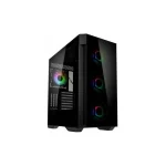 Kolink Observatory Z Gaming Midi Tower Κουτί Υπολογιστή με Πλαϊνό Παράθυρο και RGB Φωτισμό Μαύρο GEKL-068